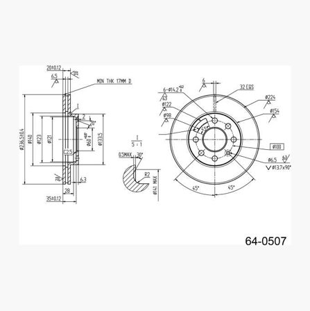 Biltema - BREMSESKIVE