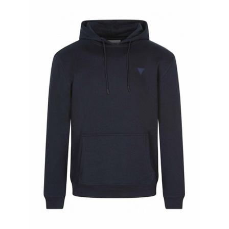 Guess, Logo Sweatshirt Niebieski, Mężczyzna, Rozmiar: L
