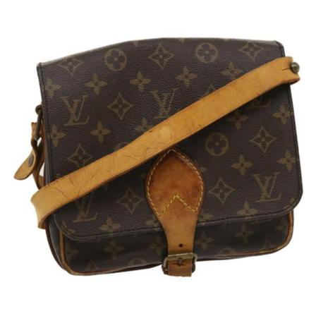 Louis Vuitton Vintage, Pre-owned Cartouchiere Bruin, Dames, Maat:ONE Size