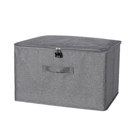 Aflåselig blød opbevaringsboks Sikre organisatorer til hjemmekontor Kollegie Privatliv