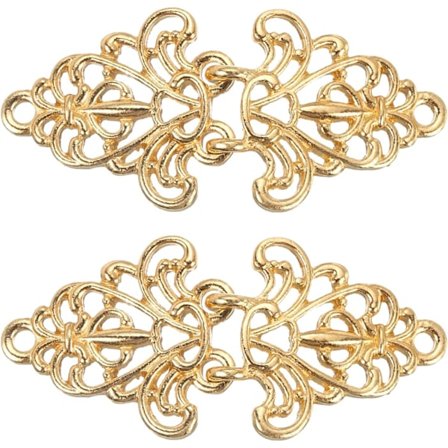 Kappehempe Sy på Kroker og Maljer, Vintage Blomster Kappehemper Genser Sjal Krage Cardigan Spenner