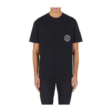 Armani Exchange, T-Shirts Zwart, Heren, Maat:L