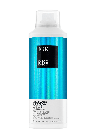 IGK Disco Clear Gloss Shine Spray Inpackning & behandling Dam 172ML