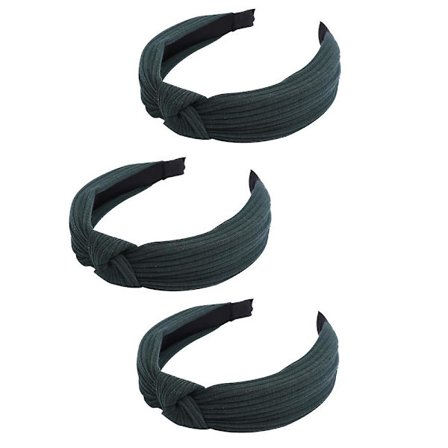 Hovedbånd til kvinder Knyttet Hovedbånd Træningshårbånd Top Knot Hovedbånd til piger Efterårsmode Hårtilbehør 3-pakning