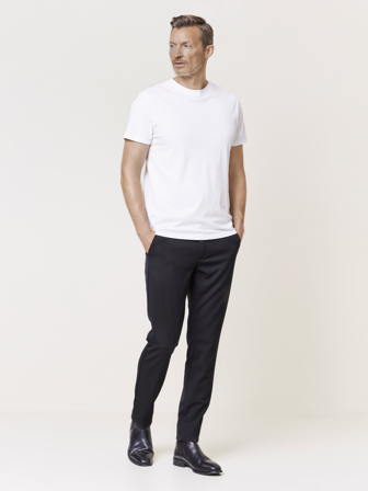 MATCH - Lorenzo bukse - Mario Conti - Str. 3130 - Herre - Bukser & Jeans - Svart - 64% polyester, 31% viskose og 5% elastan