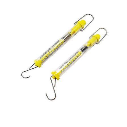 Sylinderdynamometer 5n Newton Dynamometer Strekkmåler Fjærvekt Eksperiment Undervisningsinstrument 2 Stykker Gul Shizhi Boutique