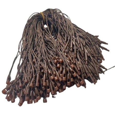 100 stk. Hang Tag-snore, fast rivebestandige tøjmærkesnore med fastgørelseskrog til daglig brug mengxi