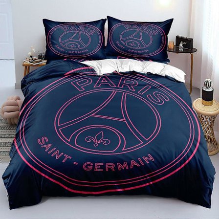 Sengesæt med dynebetræk i børstet stof, digitaltrykt polyesterbomuld 1[GKS]