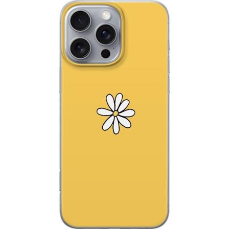 Apple iPhone 16 Pro Max Gjennomsiktig deksel Daisy Orange