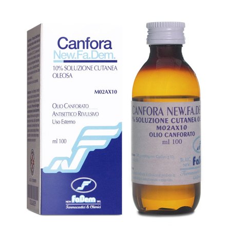 Canfora New.Fa.Dem 10% Soluzione Cutanea Oleosa 100ml