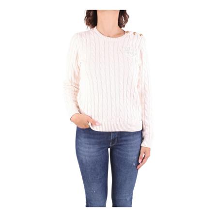 Ralph Lauren, Round-neck Knitwear Beige, Dames, Maat:XL