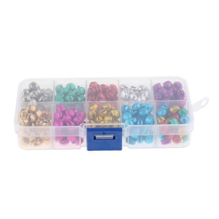 Hobbybjeller, bjeller til julefestivaldekorasjoner ornament 500 stk 6 mm