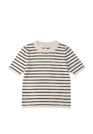 Å WOMAN Kortärmad jumper KARIN Stickat Blå M