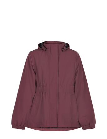Little Rigmor Spring- & Rain Jacket Outerwear Rainwear Jackets Burgunder By Lindgren*Betinget Tilbud