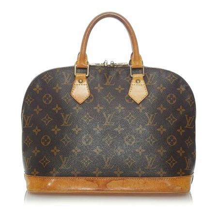 Louis Vuitton Vintage, Pre-owned Bag Bruin, Dames, Maat:ONE Size,leather