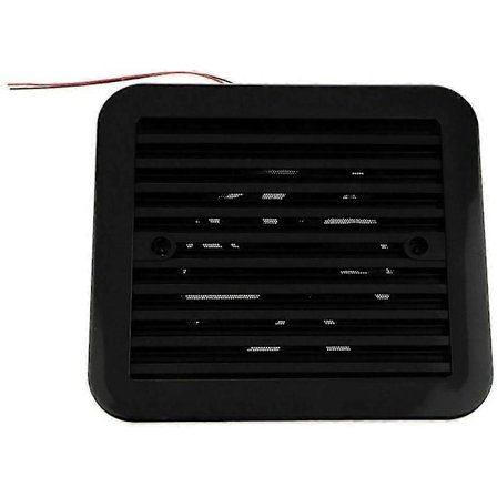 12V Enveis Stille Kjøleventilator Sideutblåsningsventilator for Bil Bobil Caravan Bobilventilator (Svart) - 8-Perfet