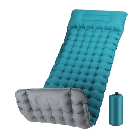 Makuualusta jalkapumpulla | Paksu 10 cm itsepuhaltuva