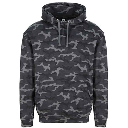 Awdis Herr Camouflage Hoodie XS Svart