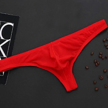 Høj Kvalitet Tanga Sexet Talje Lav Mode G-streng Herre Bikini Trusser Undertøj