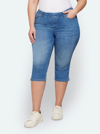 CISO - Sofia Capri Jeans - Blå - Curvy Slim Fit