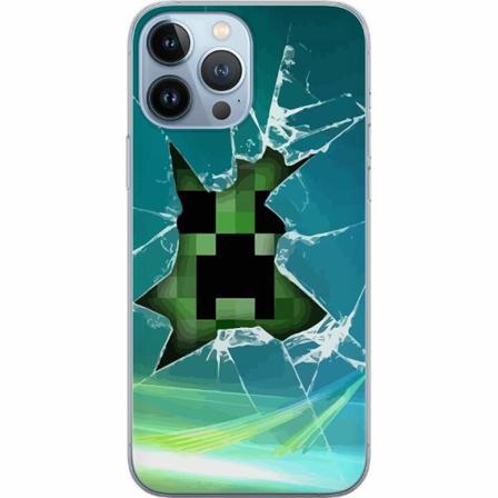 Apple Iphone 14 Pro Max Genomskinligt Skal Minecraft