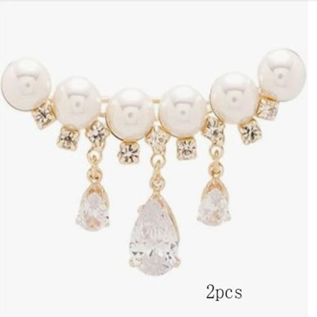 Pearl Brosch Tröja Sjal Clips