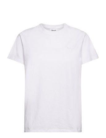 Boozt Merchandise T-Shirt O-Neck - White - L