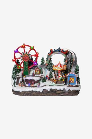 Star Trading - Panorama Largeville - Flerfärgad - Julpynt - Från Homeroom