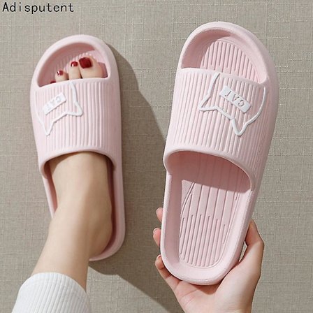 Badesandaler Herre Flip Flops Dame Nye Bløde Eva Tyk Sål Slides Sommersandaler Par Sandaler Hjemme Skridsikre Badesko