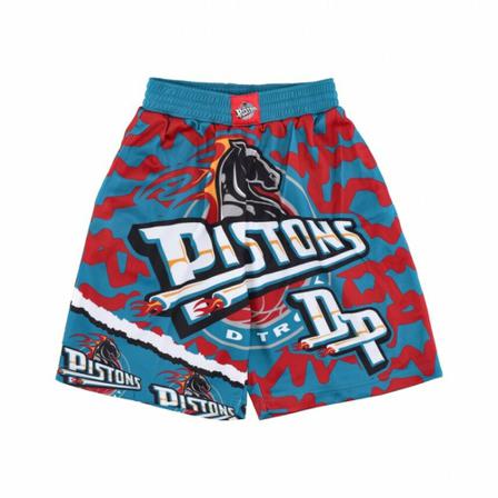 Mitchell & Ness basketball shorts nba jumbotron 2.0 mesh short hardwood classics detpis Blå, Herre Chino Shorts