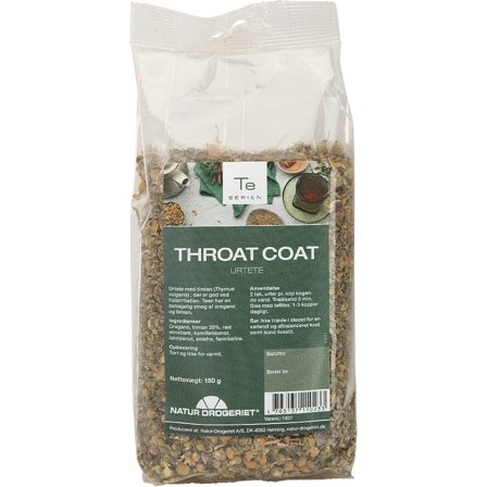 Natur Drogeriet Throat Coat Te 150 g, Helse & Madvarer, Te, Øvrig Te