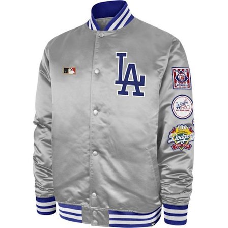 47 Brand College Bomber Jakke - PATCHER Los Angeles Dodgers
