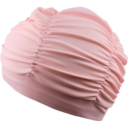 Joustavat uimalakit, polyesterikangas, uima-allaslakki, suuri pitkien hiusten uimalakki pitkille hiuksille