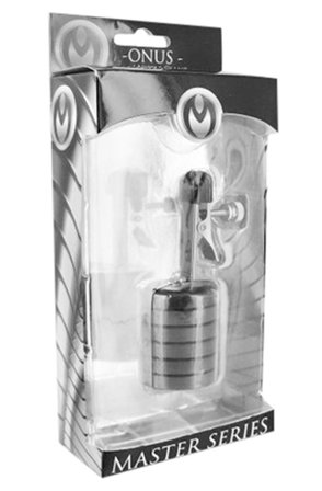 Kjøp Master Series Onus Nipple Clip With Magnet Weights - Brystklips med vekt | God pris