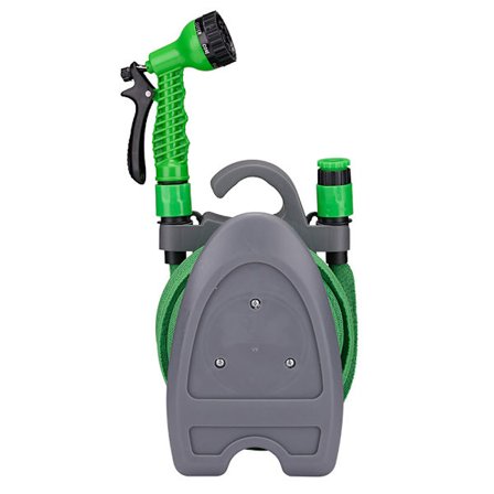 Udvidelig vandslange 5-10 meter med dyse og holder