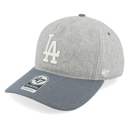 47 Brand - MLB Grey adjustable Czapka Z Daszkiem - Los Angeles Dodgers MLB Stitch Tt 47 Hitch Lc Grey A-Frame Adjustable @ Hatstore