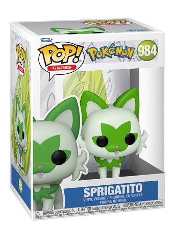 Funko Pop Vinyl Pokemon Sprigatito Patterned Funko