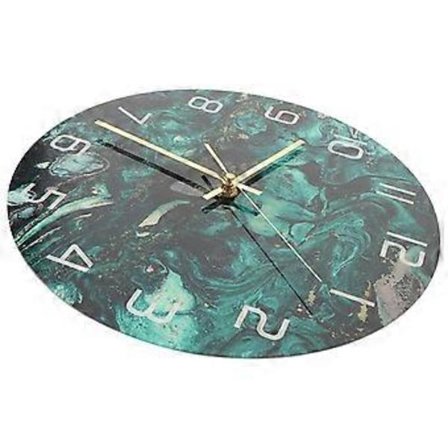 Koristeelliset seinäkellot Akryyli Pyöreä Seinäkello Olohuoneeseen Kodin Sisustus 30x30cm Ajan Näyttö 1-pakkaus