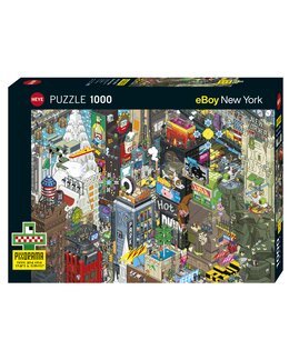 Puzzle Cartoon New York 1000 Teile - Heye