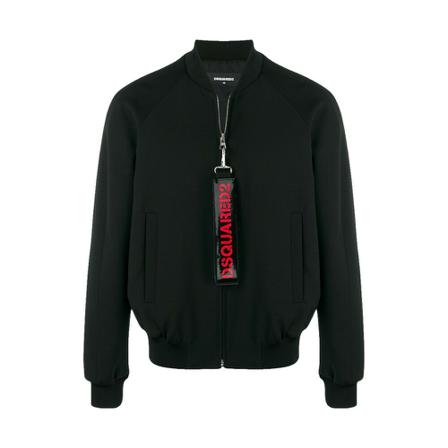 Dsquared2 - Bomberjackor - Svart - Herr - Storlek: L, Herr, Storlek: L