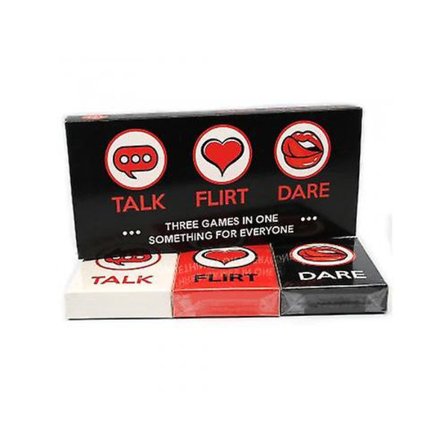 Prata Flirta Eller Våga Romantiskt Spel Prata Eller Våga Ta Ett Äventyr Spelkort
