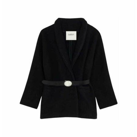 Ba&Sh jakke m. bælte Sort, Dame Blazer