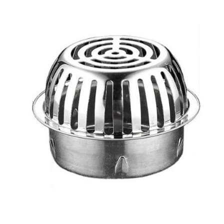 (Diameter : 110mm 304) Rustfrit Stål Tagrende Bladgitter - Tagrende Beskyttelse - Blad Fanger Filter Til Tagrør, Blade, Mos