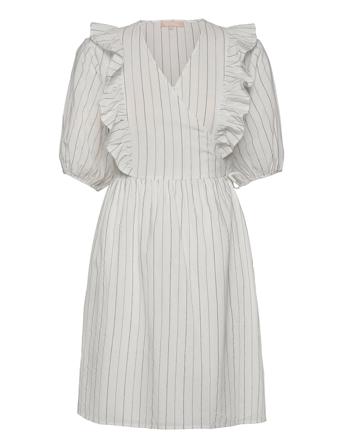 Srvickie Wrap Dress White Soft Rebels