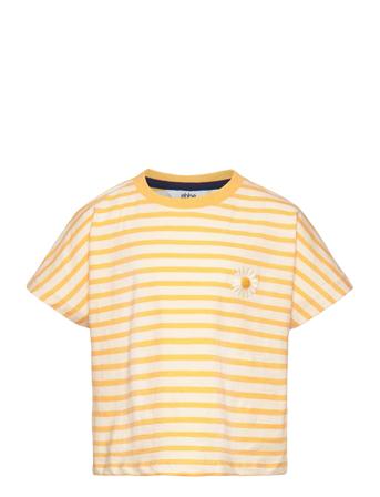 Summer Top T-shirts Short-sleeved Gul Ebbe Kids*Betinget Tilbud
