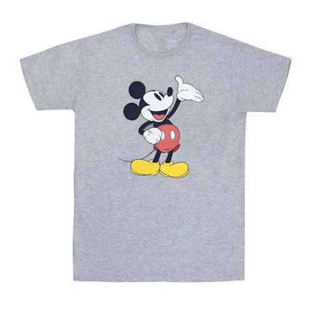 Disney Unisex Adult Reveal Mickey Mouse T-Shirt M Grå