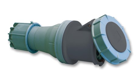 Garo SV 3125-7 S Skjøtekontakt IP67, 4-polet 125 A Svart, 7 h, Stikkontakter & kabler