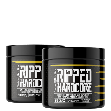 2 x Ripped Hardcore Fat Burner 90 kapsler