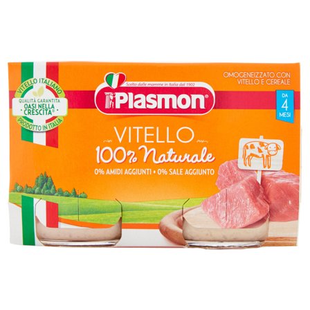 Plasmon Omogeneizzato Vitello 2x120g