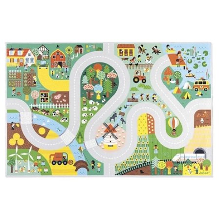 Leikkimatto - JANOD - Kampanja - Liukumaton - 120 x 78 cm - Alle 2-vuotiaille lapsille